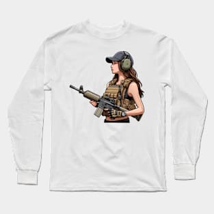 Tactical Girl Long Sleeve T-Shirt